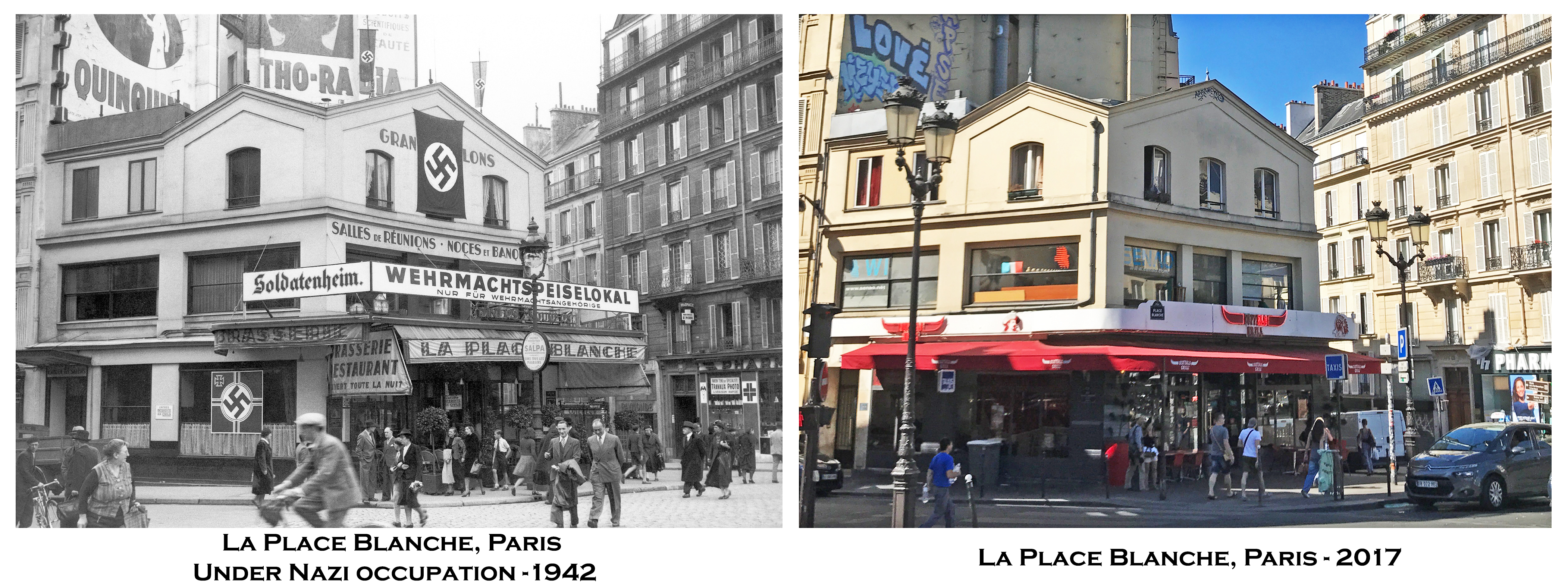 La Place Blanche, Paris Under Nazi occupation -1942