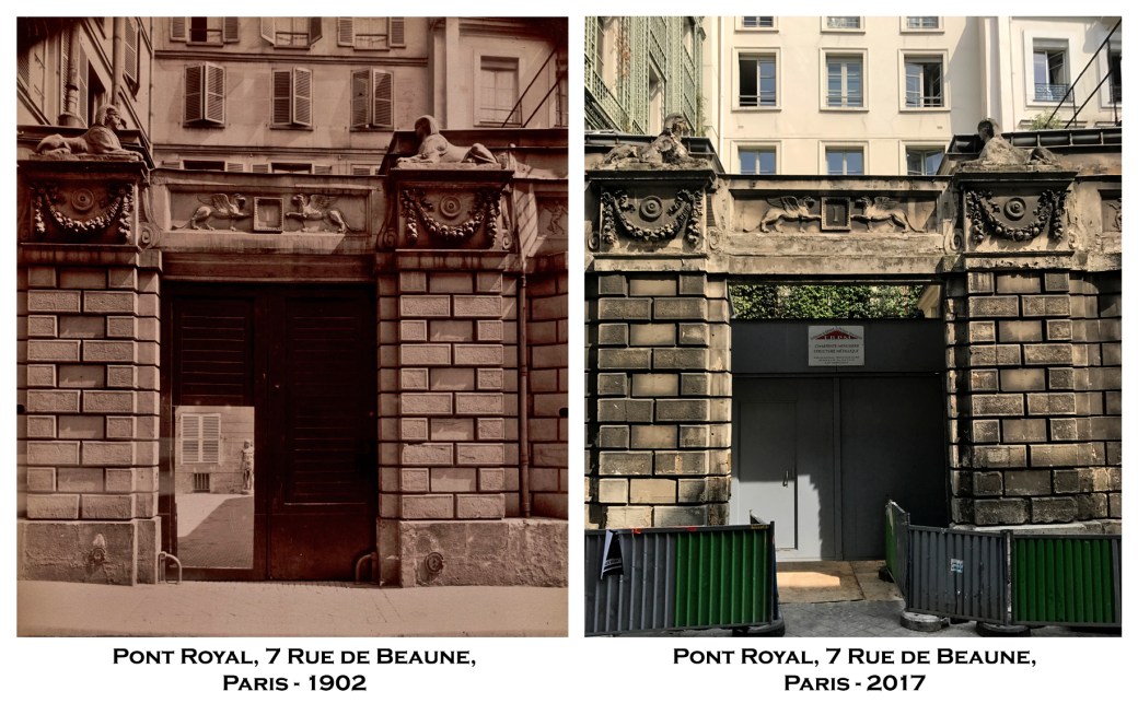 Pont Royal 7 Rue de Beaune 1902