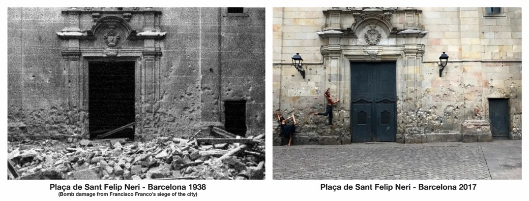Plaça de Sant Felip Neri - Barcelona 1938
