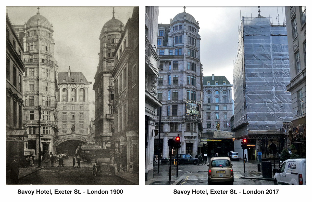 Savoy Hotel Exeter St London 1900