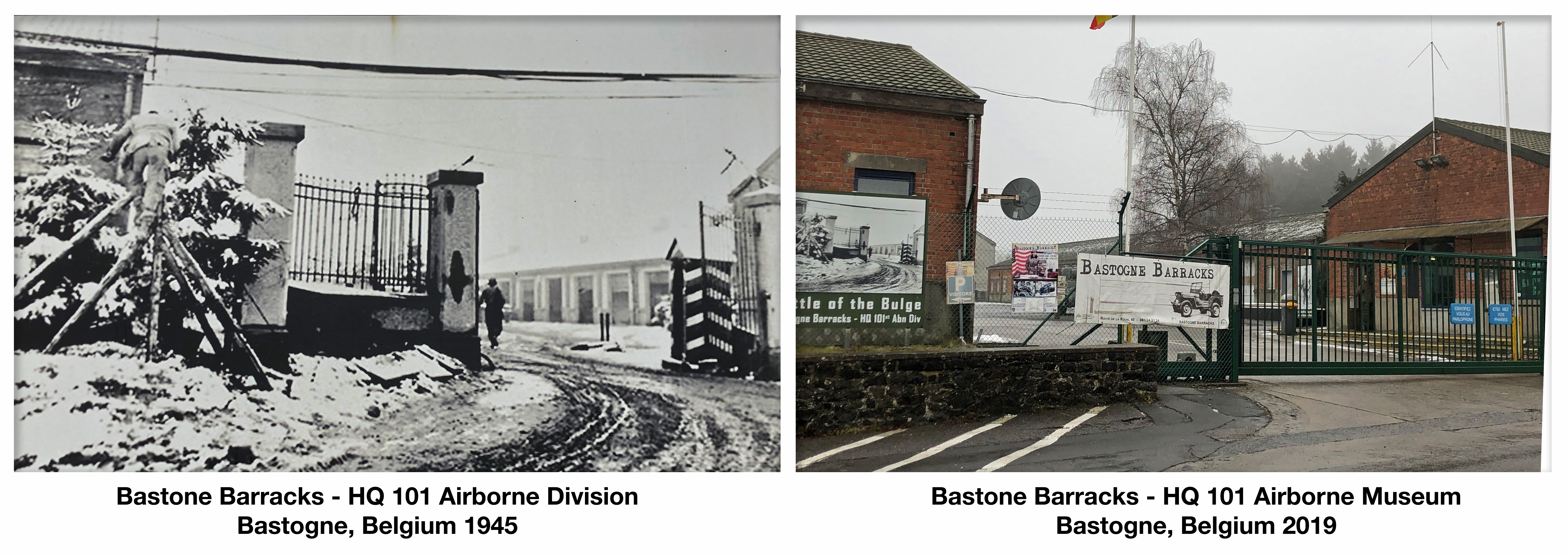 Bastone Barracks - HQ 101 Airborne Division Bastogne, Belgium 1945-2019